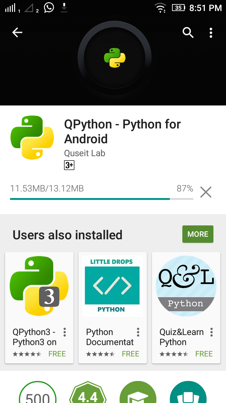 QPython in Google play store
